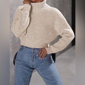 NWOT Cozy Cream Women's Sweater